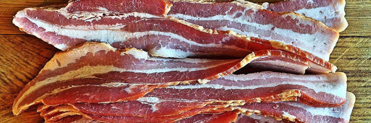 frozen bacon